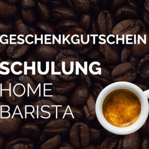Geschenkgutschein Barista Seminar